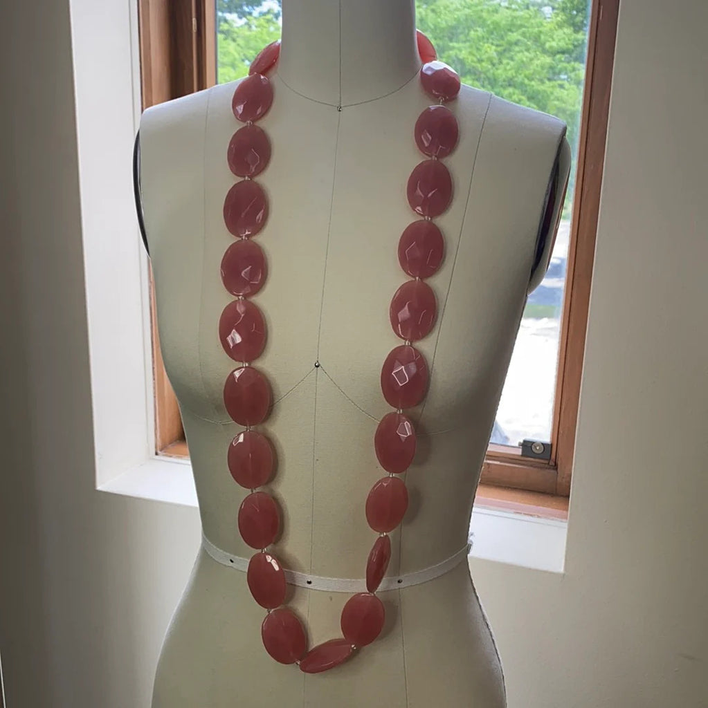 Oversized beaded necklace