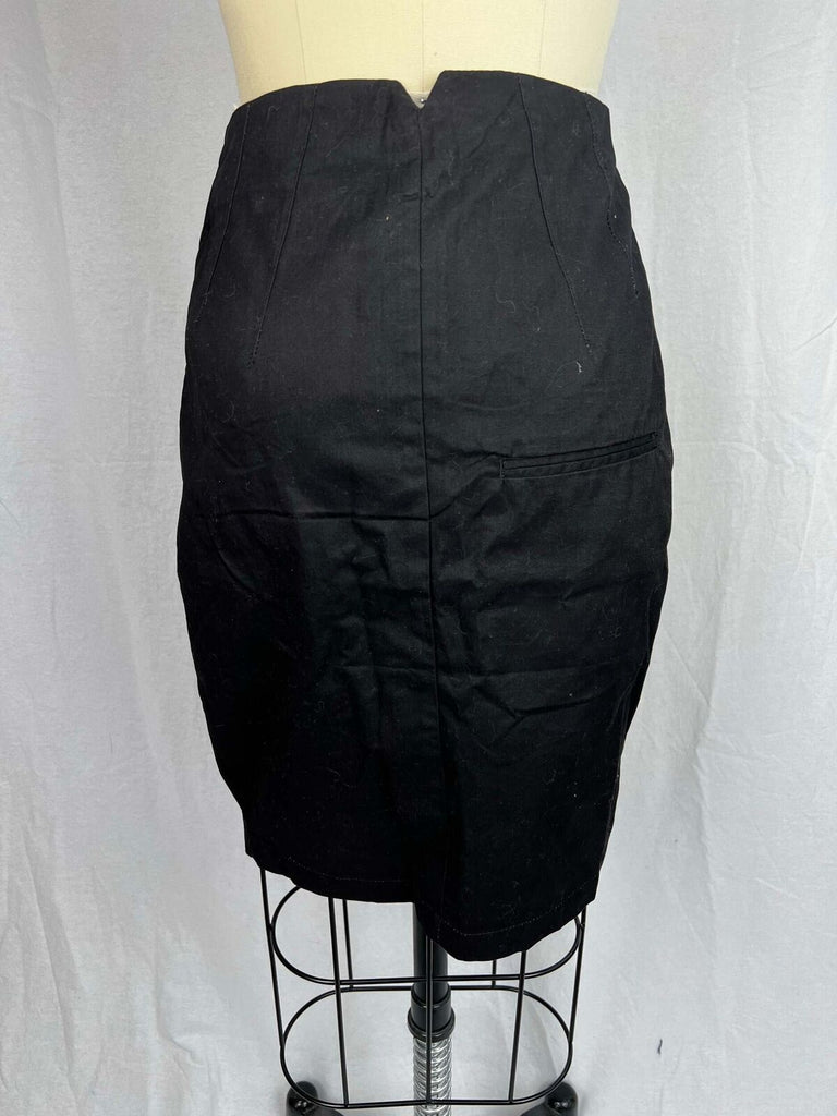 NWT Cheap Monday Zip front pencil skirt sz Small