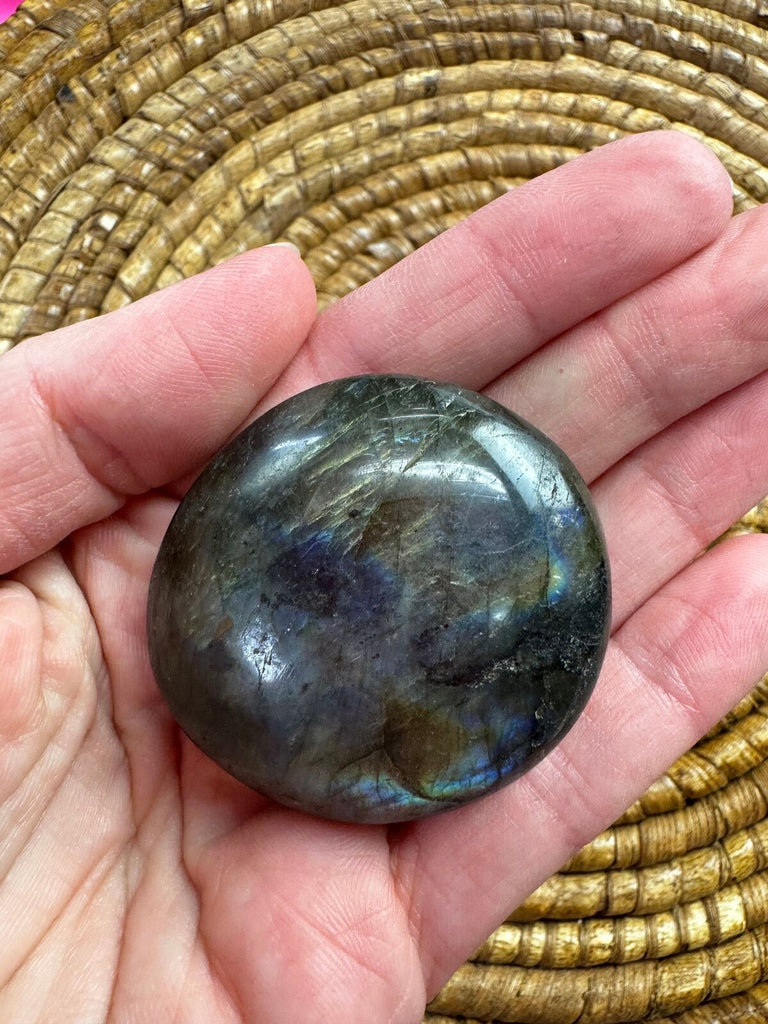 Labradorite Crystal Palm stone