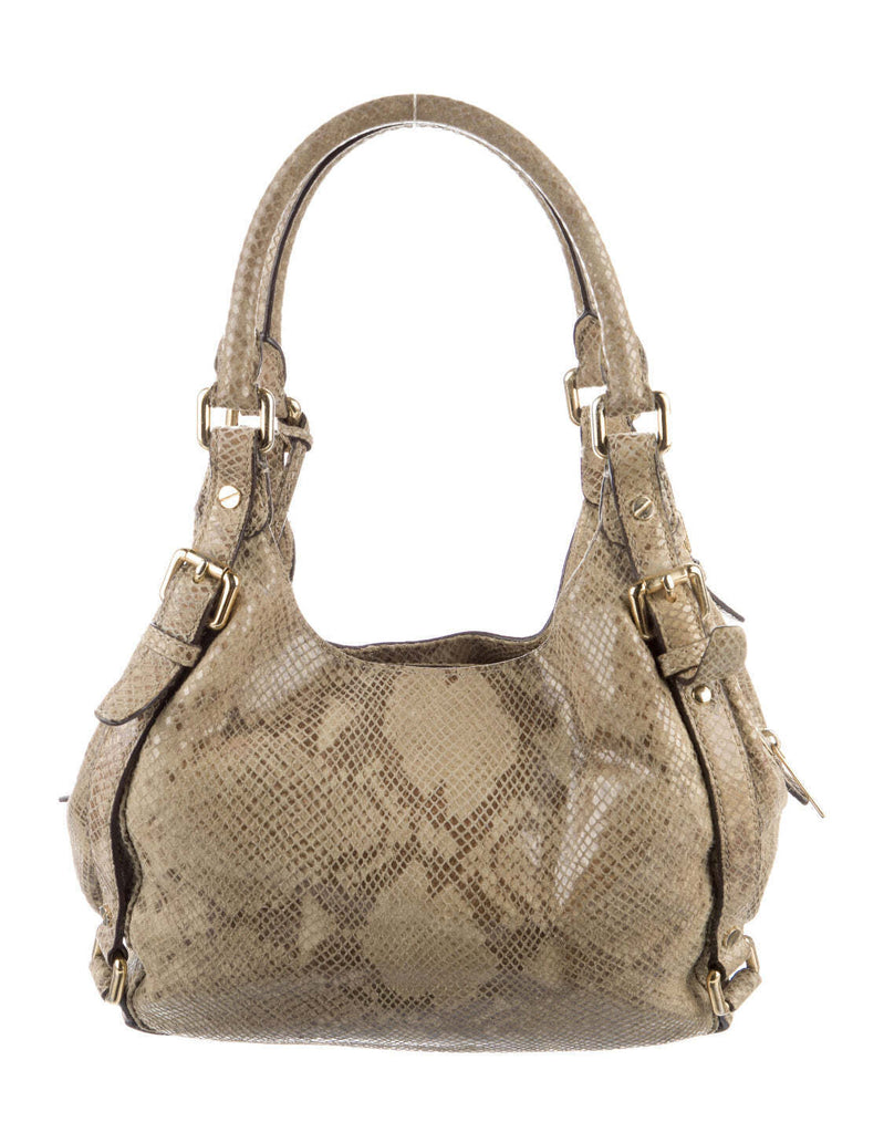 Michael Kors leather snake print bag