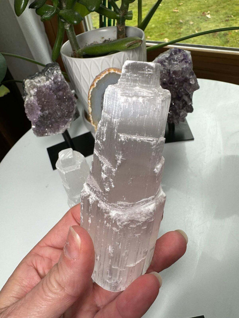 Selanite Gypsum Crystal Tower