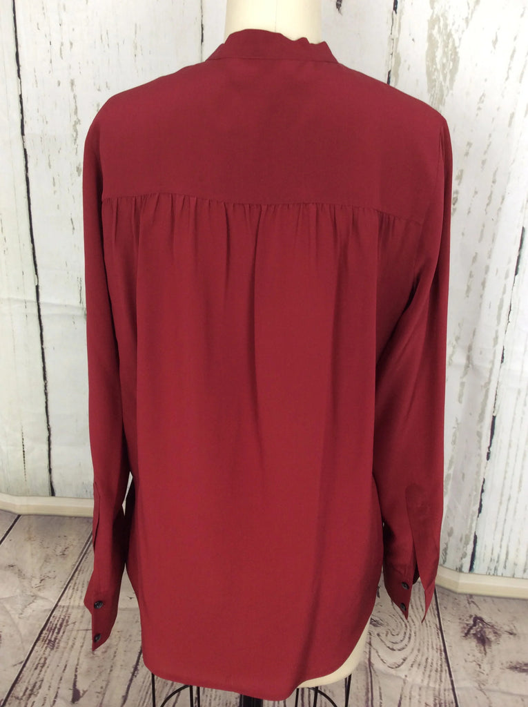 Madewell silk blouse with neck tie size XS