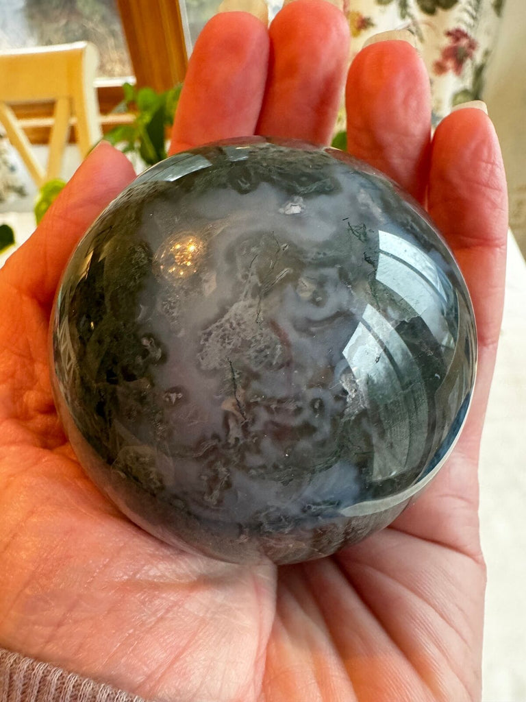 Moss Agate Sphere