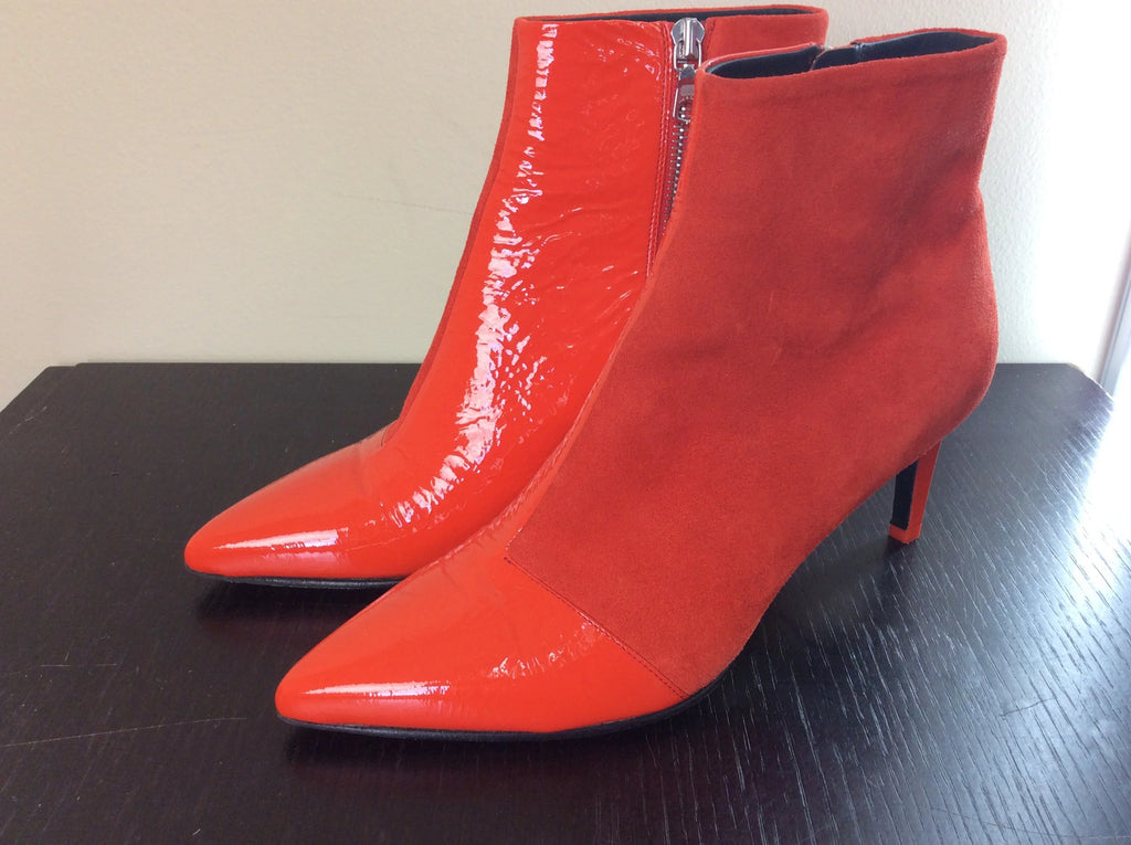 Rag & Bone suede patent Booties sz 7