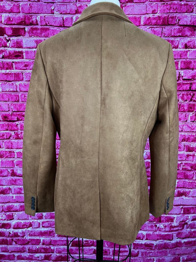 Tahari faux suede jacket sz 8
