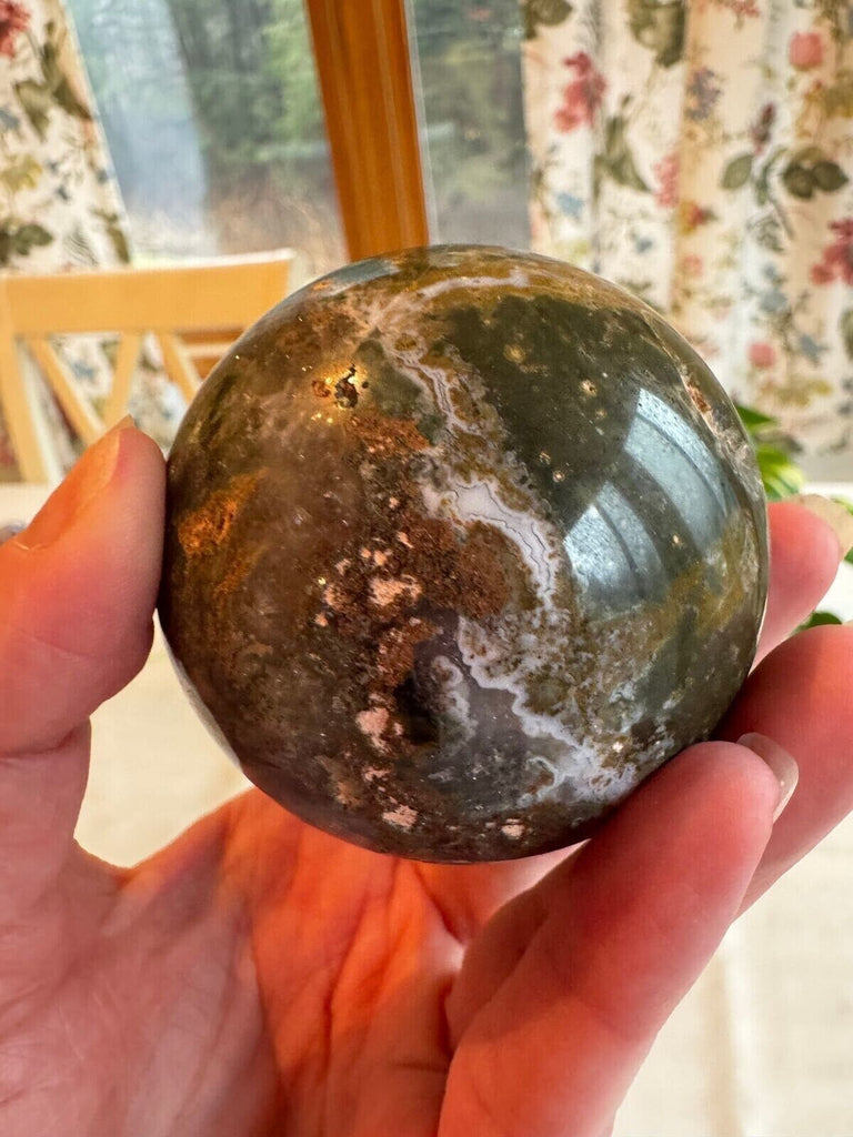 Ocean Jasper Crystal Sphere