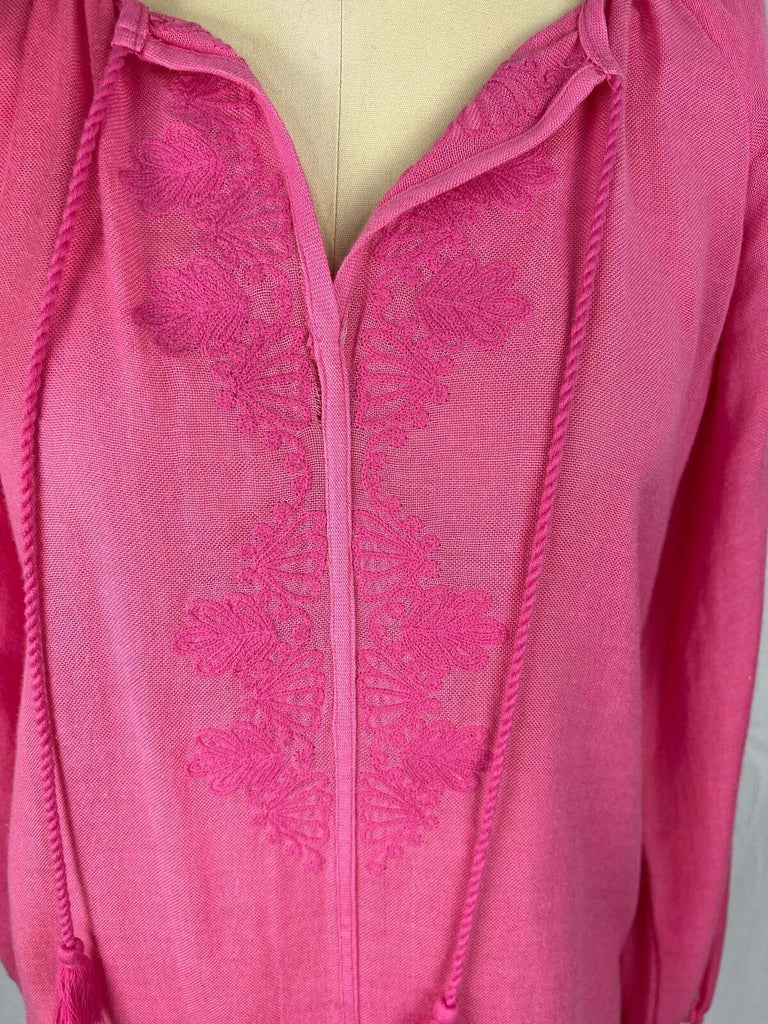 Lilly Pulitzer embroidered boho tunic top XS