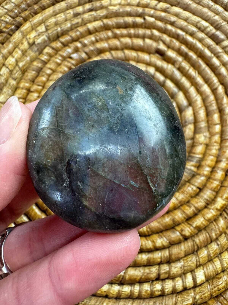 Labradorite Crystal Palm stone