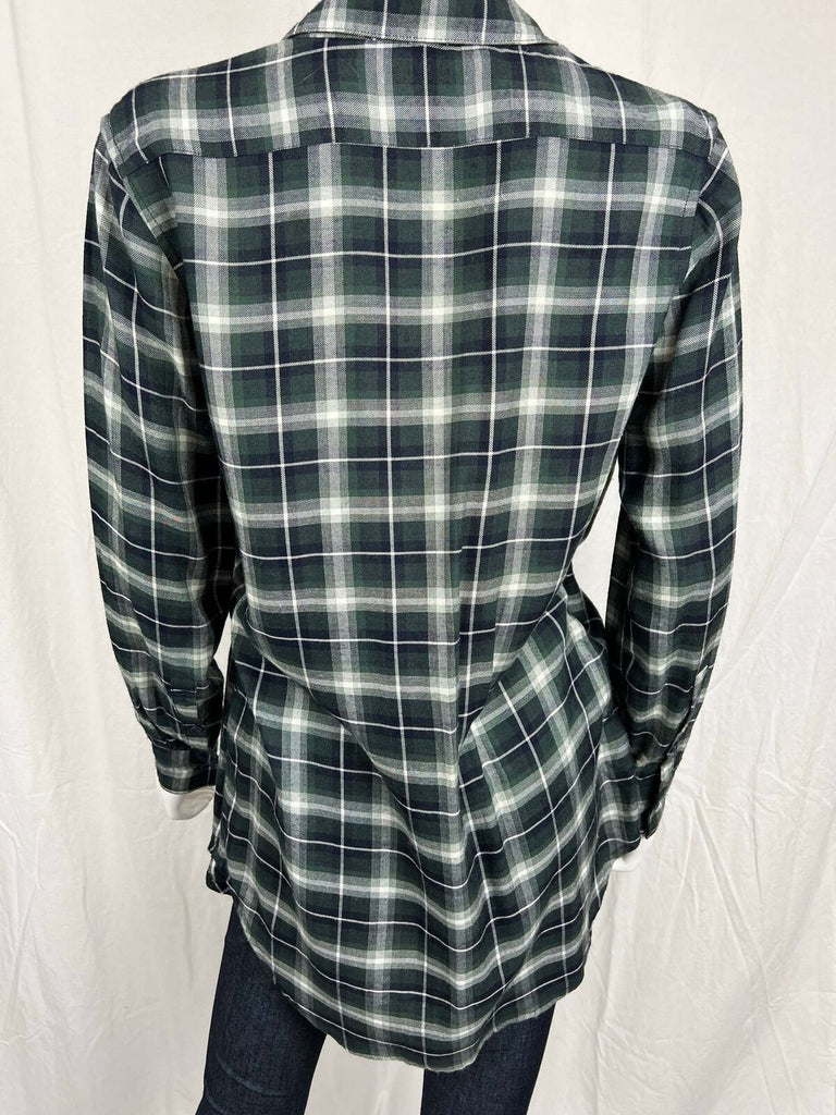 BB Dakota plaid tartan blouse sz XS