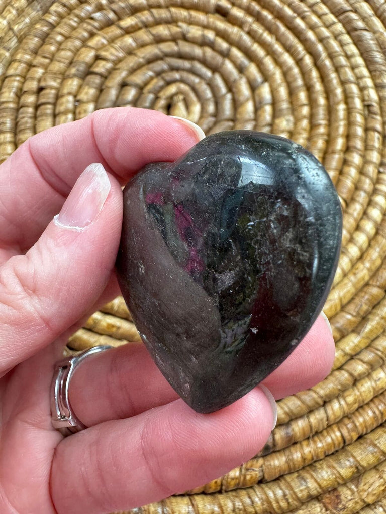 Labradorite heart Crystal palm stone