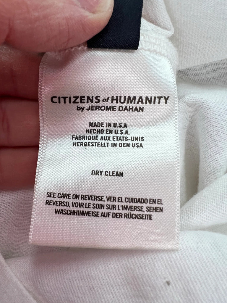 Citizens of Humanity Flutter wing sleeve tee sz Xsmall