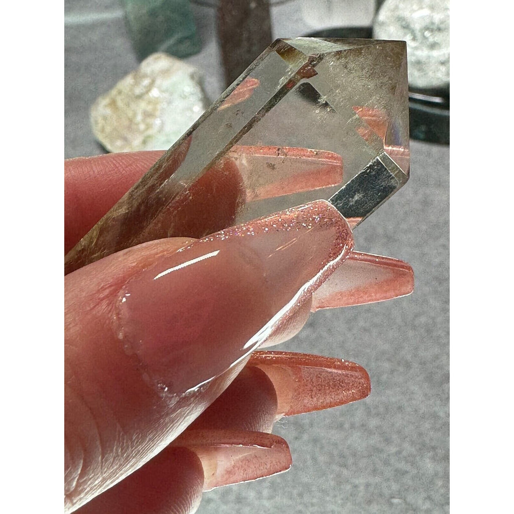 Citrine Crystal double tip gem stone