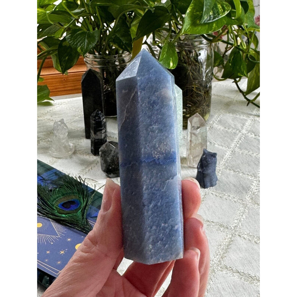 Blue Aventurine Crystal Tower