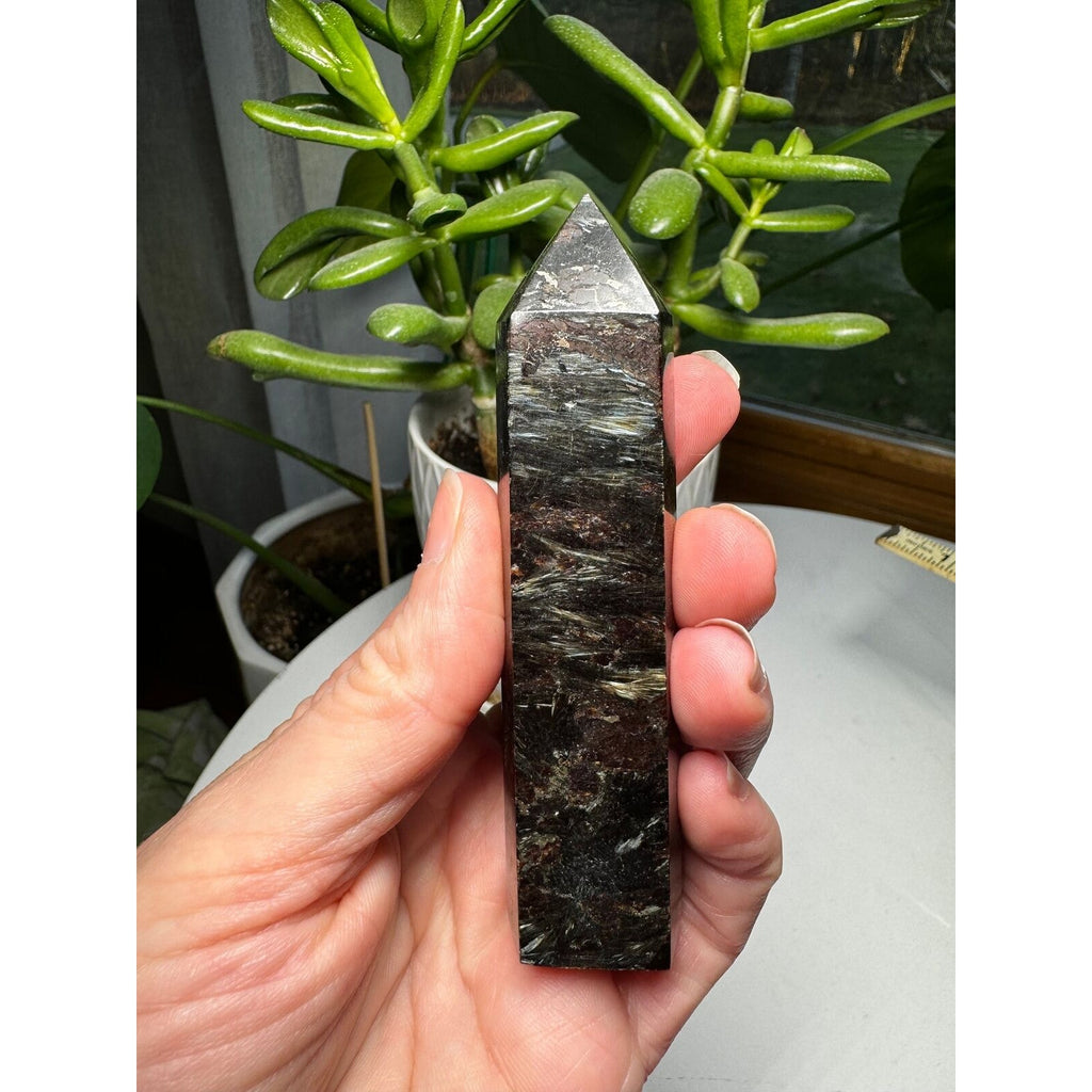 Astrophyllite Crystal Tower 4”