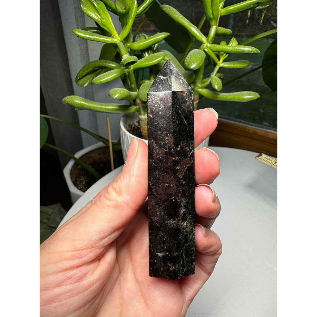 Astrophyllite Crystal Tower 4”