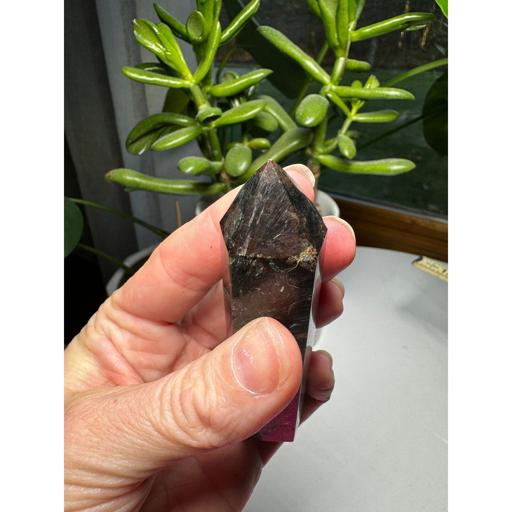 Astrophyllite Crystal Tower 4”