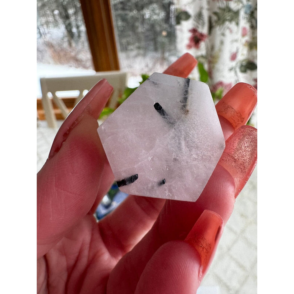 Tourmalated Quartz Crystal Tower