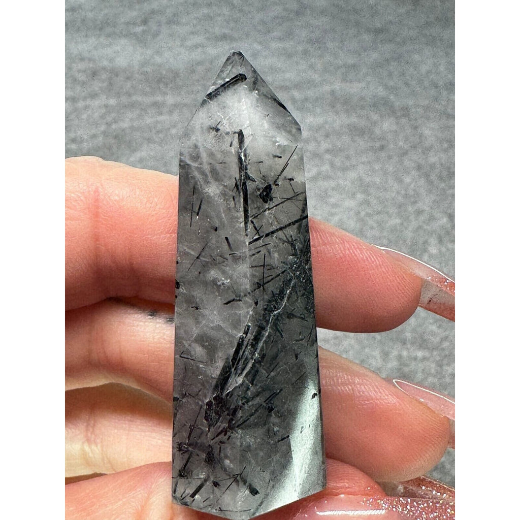 Tourmalated Quartz Crystal Tower