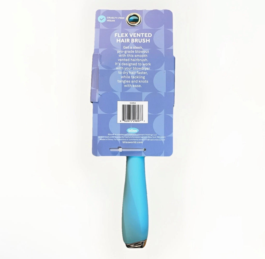 Bliss flex vented blue hair brush