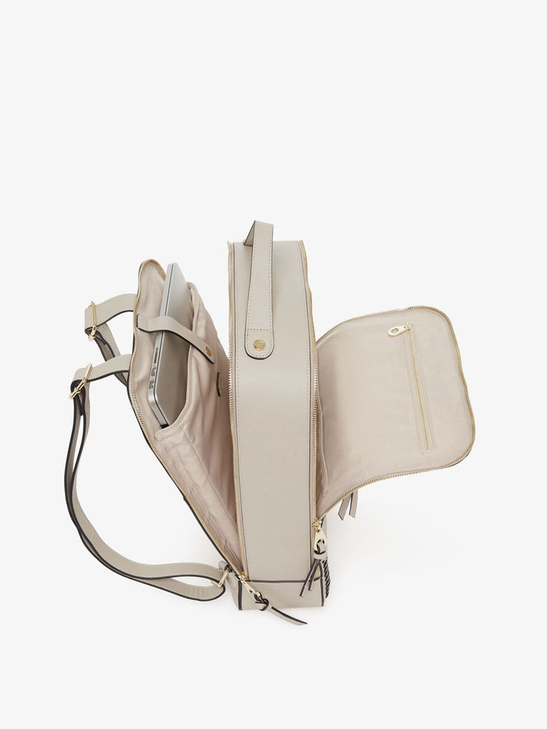 NWT Calpak Kaya 15 inch Laptop Backpack in Stone