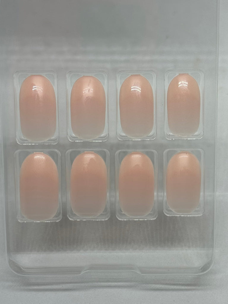 Kiss Salon Acrylic French Nude Nails - KAN05