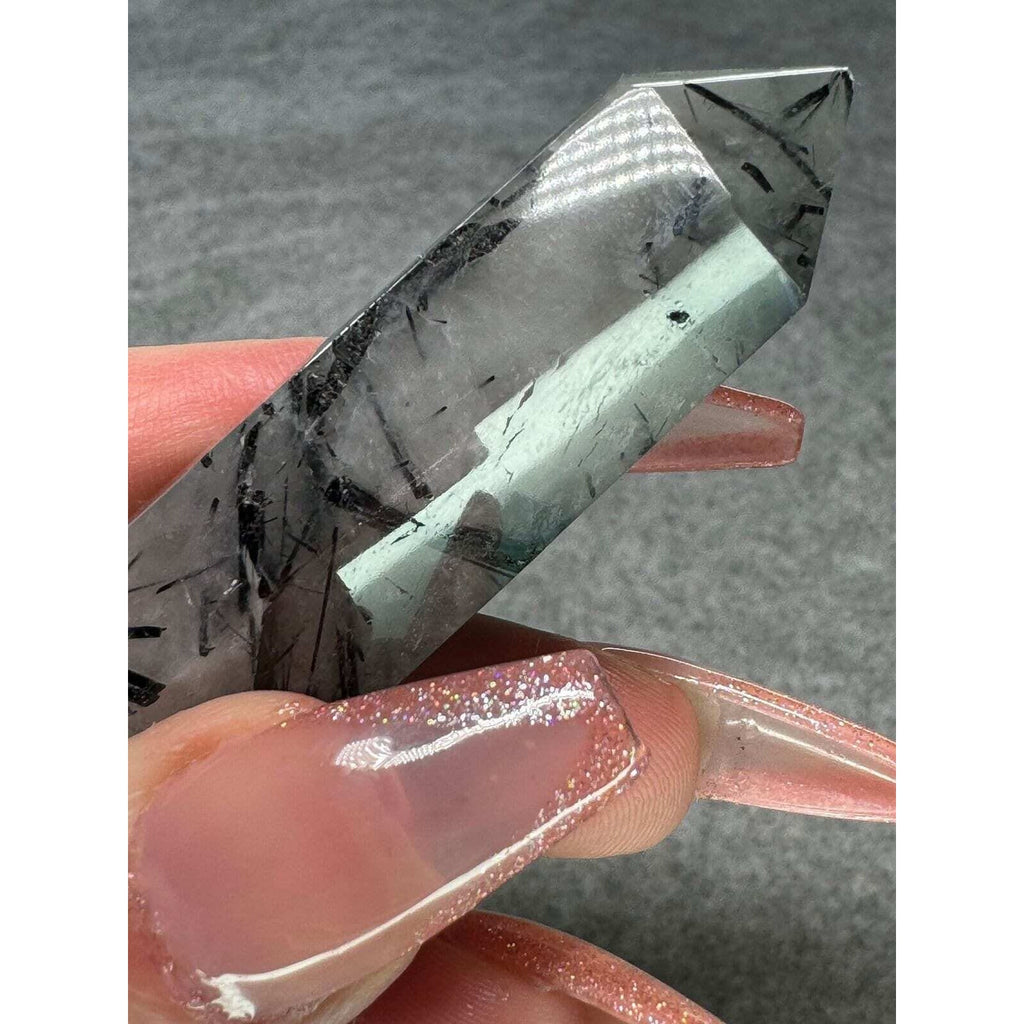 Tourmalated Quartz Crystal Tower