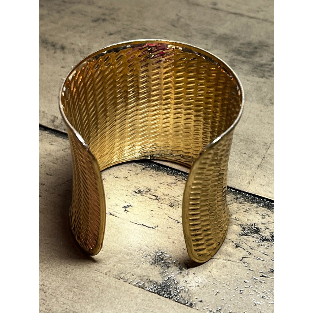 Boho Crystal and Stone Cuff Bracelet