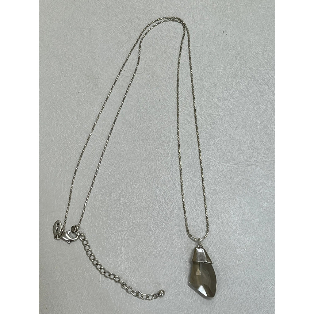 Chico’s Boho crystal long strand pendant necklace