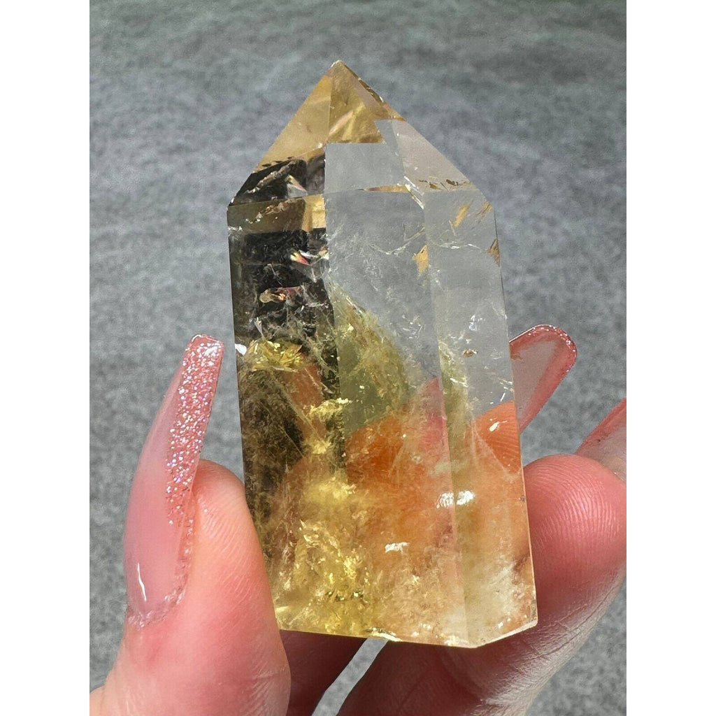 Citrine Crystal tower gem stone