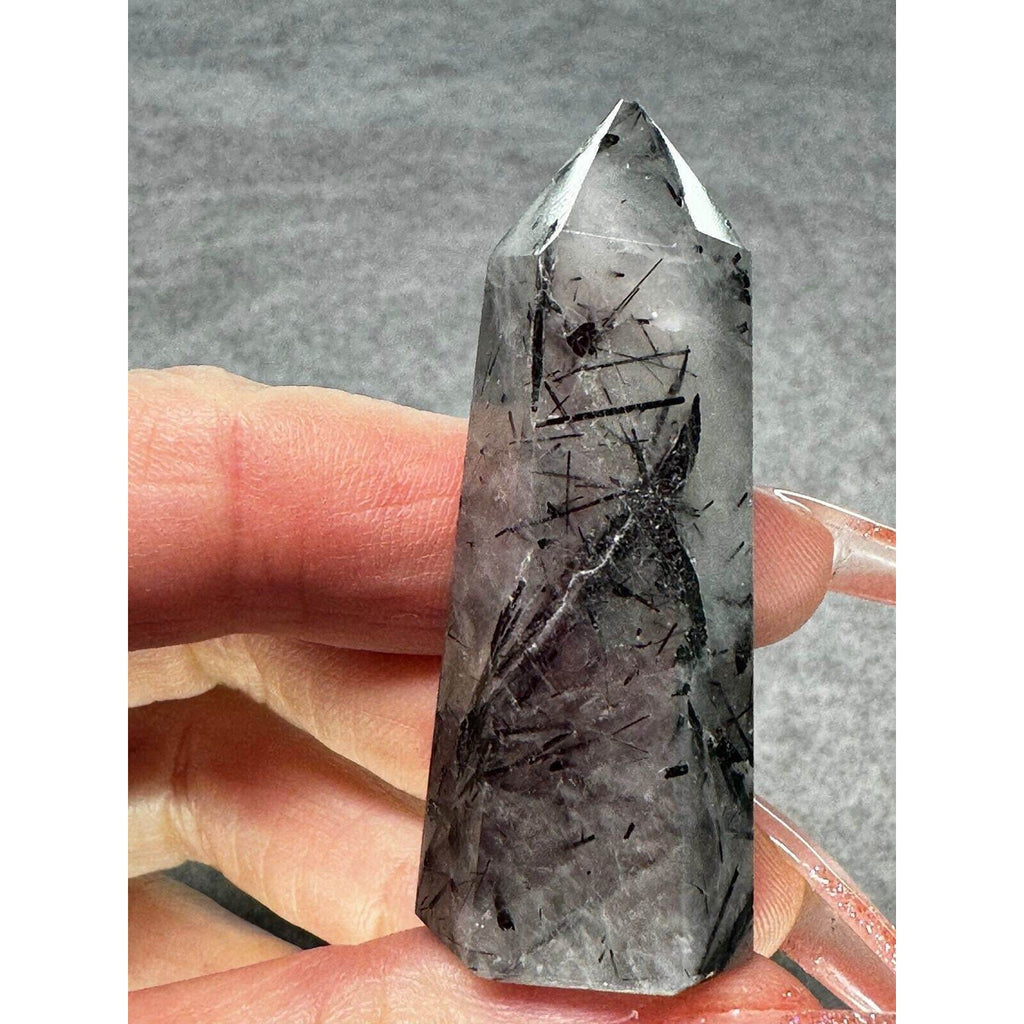 Tourmalated Quartz Crystal Tower